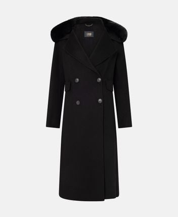 Wool-blend coat