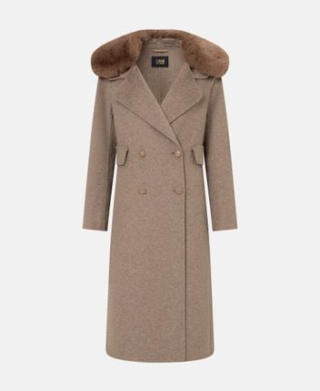 Wool-blend coat