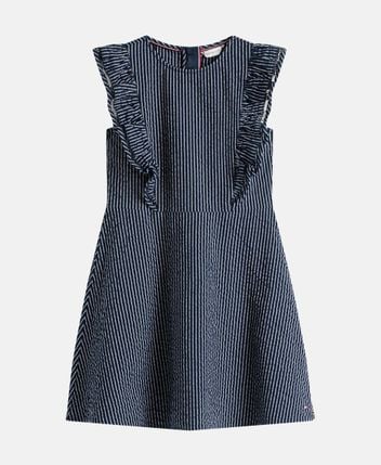 Casual dress Seersucker
