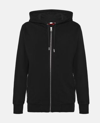 Hooded sweat jacket
