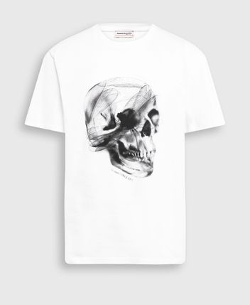 Crew neck t-shirt Dragonfly Skull