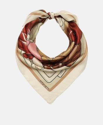 Silk square scarf