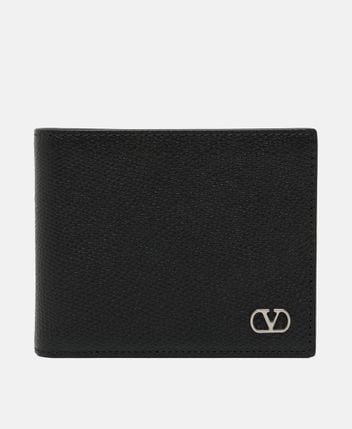Leather wallet Vlogo Signature