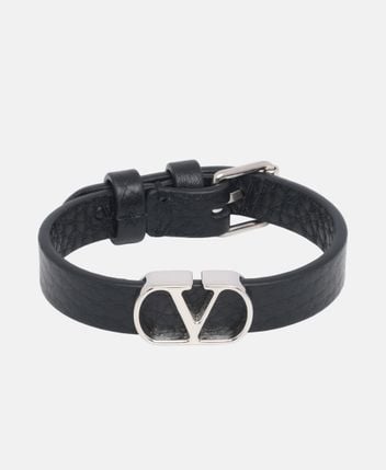 Leather bracelet Vlogo Signature