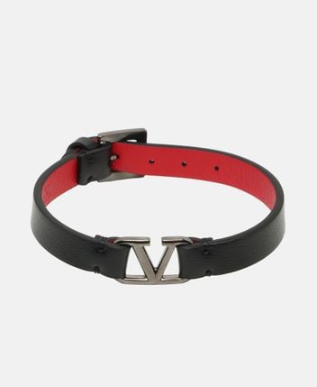 Leather bracelet Vlogo Signature