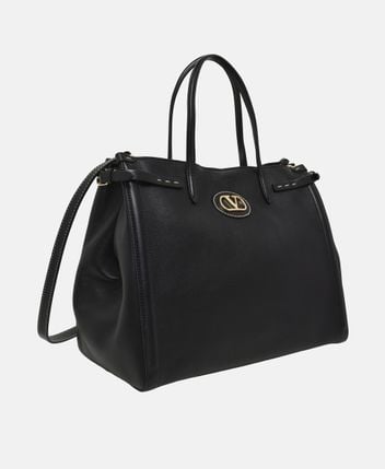 Leather tote bag Antibes