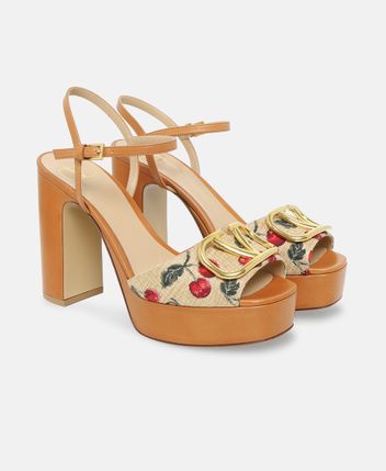 Heeled sandals Logo Signature