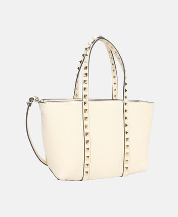 Leather shopper Rockstud