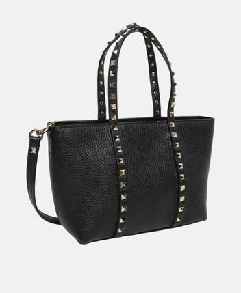 Leather shopper Rockstud
