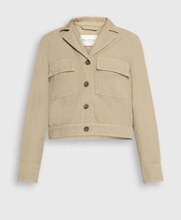 Linen-blend jacket
