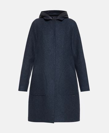 Wool-blend coat