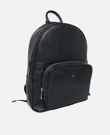 Leather backpack