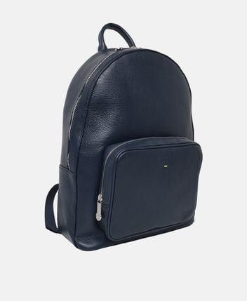 Leather backpack
