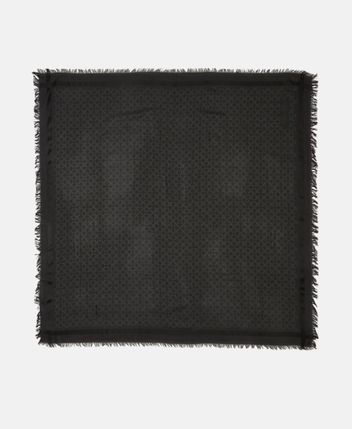 Silk-blend square scarf Box