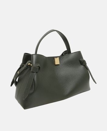Leather handbag Gyoza