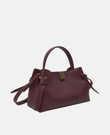 Leather handbag Gyoza