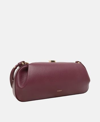 Leather shoulder bag Oyster