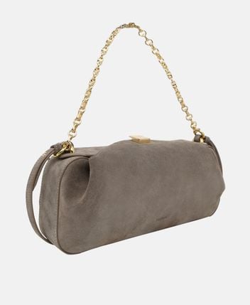 Leather shoulder bag