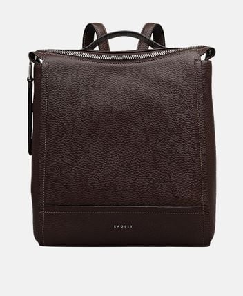 Leather backpack
