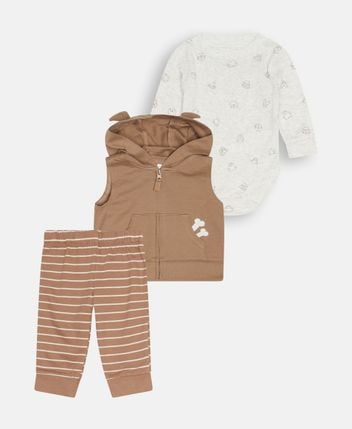 Body, sweat jacket and trousers set