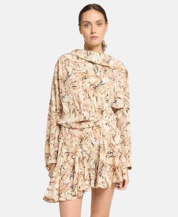 Silk dress Tharya