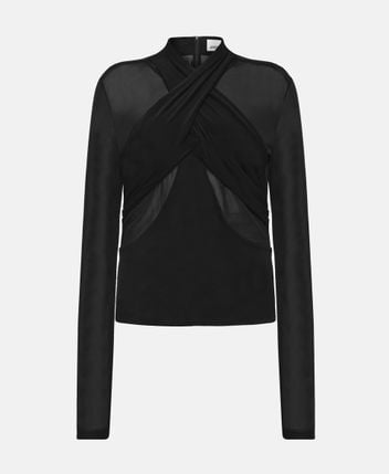 Long-sleeved blouse