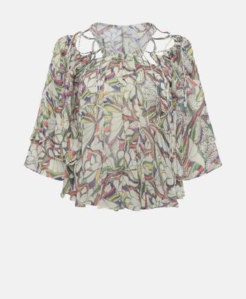 Silk shirt blouse Lizy