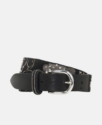 Leather belt
