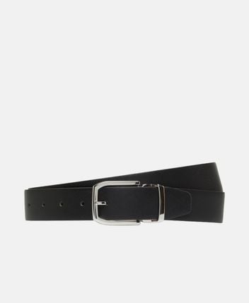 Reversible leather belt