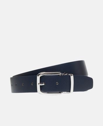 Reversible leather belt