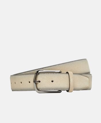 Leather belt