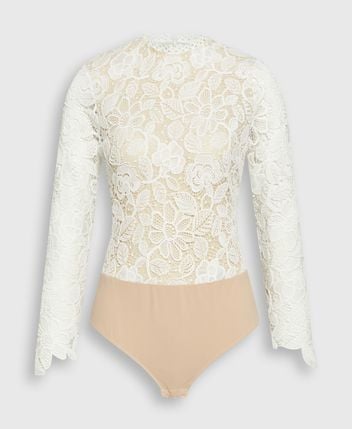 Long-sleeved body Carla Bridal