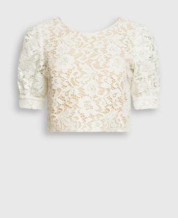 Lace blouse Lavender Bridal
