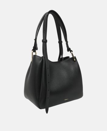Leather shoulder bag Nuvola