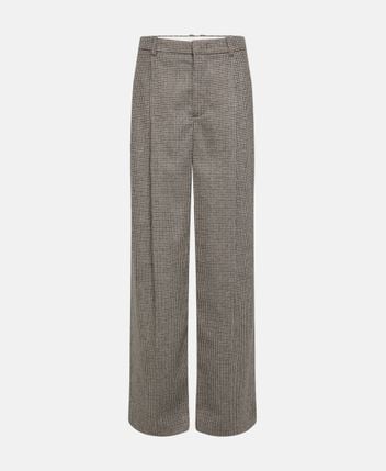 Wool-blend trousers