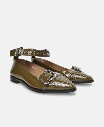 Ballerina flat with straps Future love
