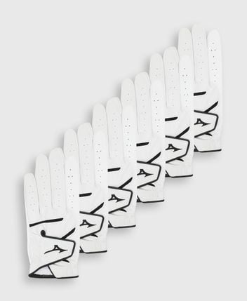 Golf gloves (left hand), set of 6