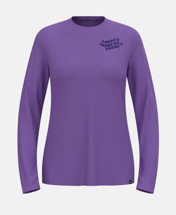 Wool long-sleeved top