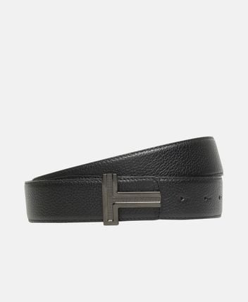 Reversible leather belt