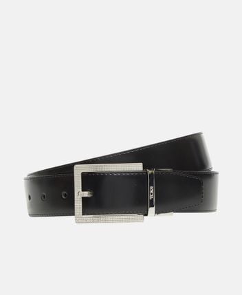 Reversible leather belt