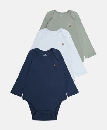 Long-sleeved body, pack of 3