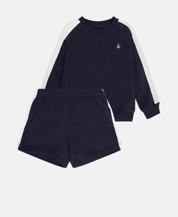 Sweatshirt and shorts set