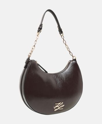 Leather shoulder bag Autograph Moon