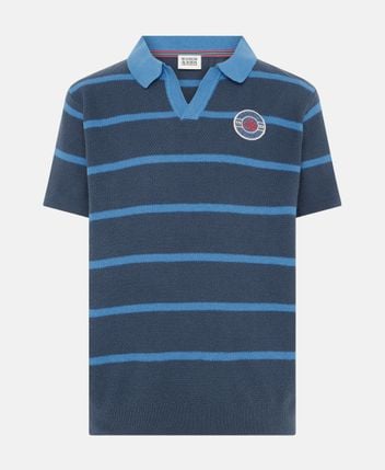 Knitted polo shirt