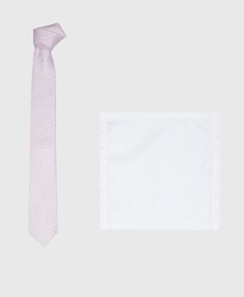 Tie and pocket square set Spezia