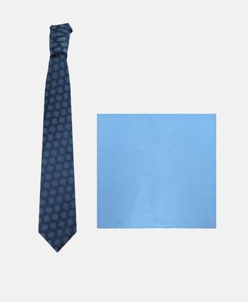 Silk tie and pocket square Spezia