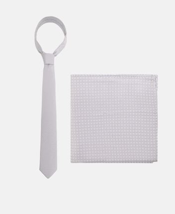 Silk tie and pocket square