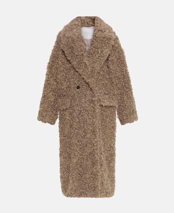 Faux fur coat