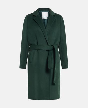 Wool-blend coat