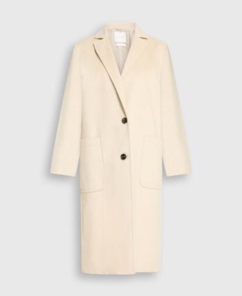 Wool-blend coat